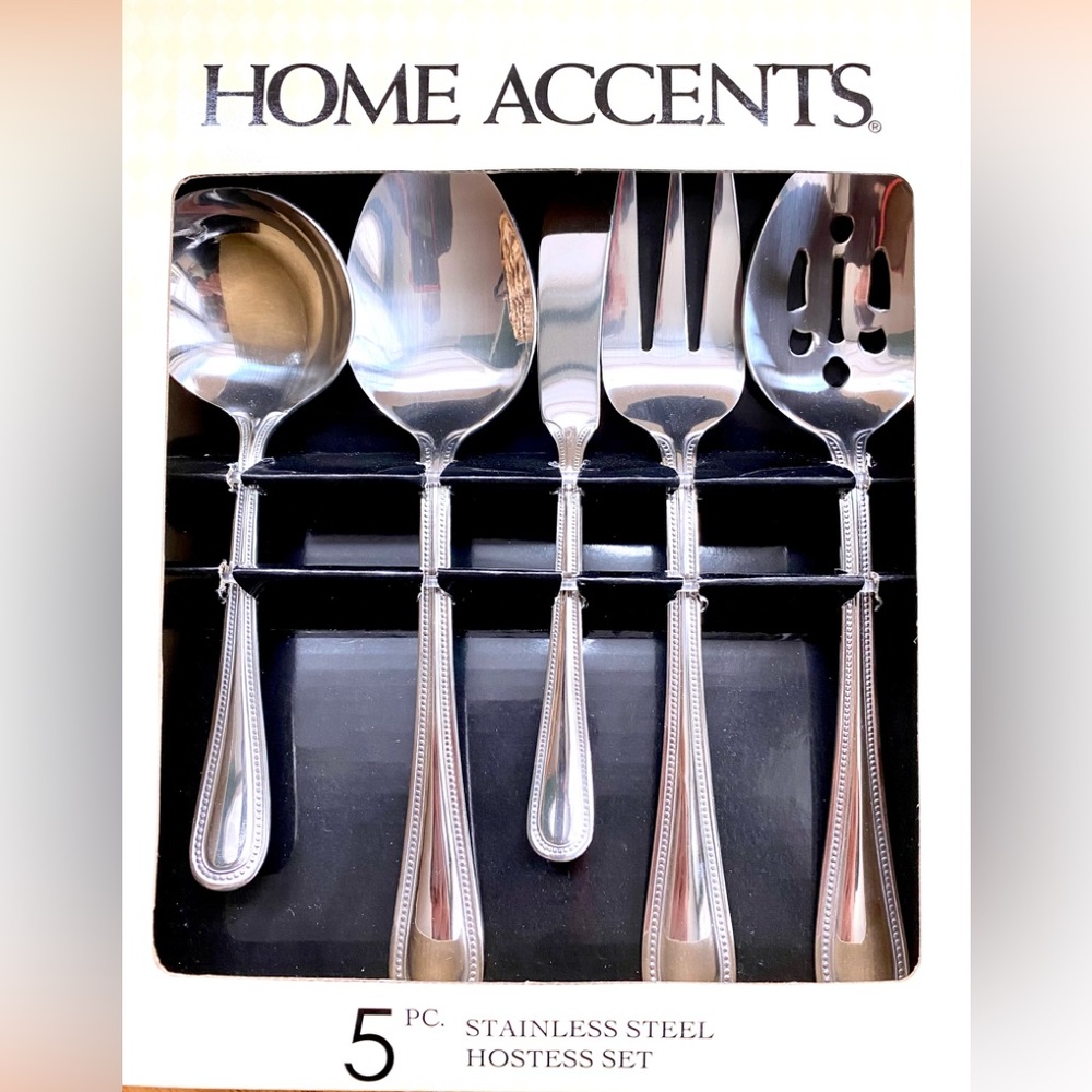 Home Accents 5 PC Hostess Serving Set *NWT